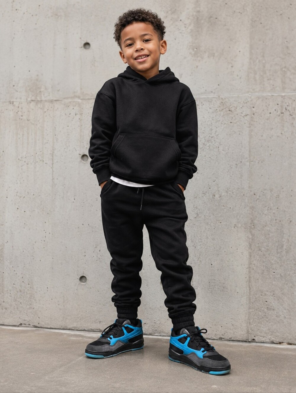 Air Jordan 4 RM Gamma Blue Black Kids 3Y New in Box FQ7936-040